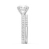 925 Sterling Silver Round Diamond Engagement Ring Eternity Pave Band - Image 13