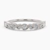 Timeless ring design with subtle sparkle and graceful finish