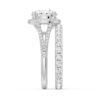 925 Sterling Silver Round Halo Diamond Engagement Ring Pave Split Band - Image 18