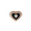 925 Sterling Silver Royal Green Love Diamond Pinky Ring - Image 3