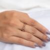 925 Sterling Silver Ruby Diamond Eternity Band - Image 5