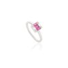 925 Sterling Silver Ruby Diamond Ring - Image 6