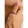 925 Sterling Silver Ruby Ring - Image 3