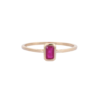 925 Sterling Silver Ruby Ring