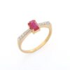 925 Sterling Silver Ruby Ring - Image 2