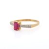 925 Sterling Silver Ruby Ring - Image 3