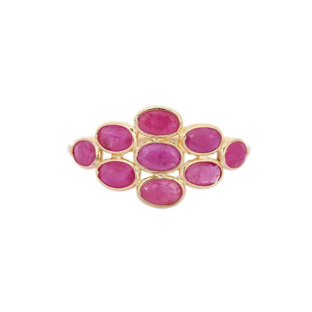 925 Sterling Silver Ruby Ring