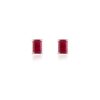 925 Sterling Silver Ruby Stud Earrings
