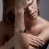 925 Sterling Silver Sabre Bangle - Image 3