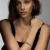 925 Sterling Silver Sabre Deco Twist Bangle - Image 2
