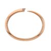 925 Sterling Silver Sabre Diamond Bangle Pave - Image 3