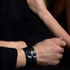 925 Sterling Silver Sabre Diamond Cuff - Image 3