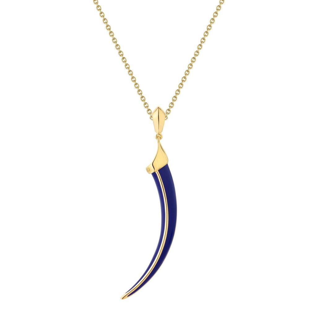 925 Sterling Silver Sabre Solis Pendant and Atlantic Ceramic