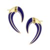 925 Sterling Silver Sabre Solis Talon Earrings and Atlantic Ceramic