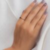 925 Sterling Silver Sapphire Diamond Ring - Image 4