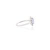 925 Sterling Silver Sapphire Halo Diamond Ring - Image 5