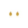 925 Sterling Silver Sapphire Oval Diamond Stud Earrings