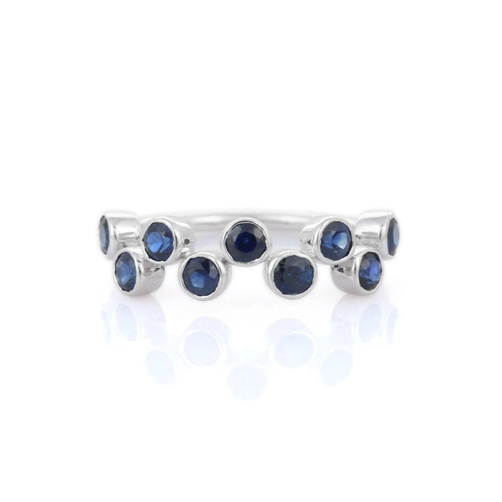 925 Sterling Silver Sapphire Ring