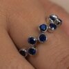 925 Sterling Silver Sapphire Ring - Image 2