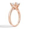 925 Sterling Silver Secret Solitaire Round Diamond Engagement Ring - Image 10