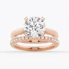 925 Sterling Silver Secret Solitaire Round Diamond Engagement Ring - Image 18