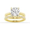925 Sterling Silver Secret Solitaire Round Diamond Engagement Ring - Image 23