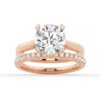 925 Sterling Silver Secret Solitaire Round Diamond Engagement Ring - Image 24