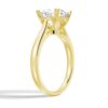 925 Sterling Silver Secret Solitaire Round Diamond Engagement Ring - Image 7