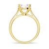 925 Sterling Silver Secret Solitaire Round Diamond Engagement Ring - Image 9