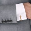 925 Sterling Silver Serpent Trace Cufflinks - Image 2