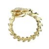 925 Sterling Silver Serpent Trace Wrap Diamond Ring Pave - Image 3