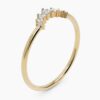 925 Sterling Silver Seven Stone Diamond Ring - Image 4