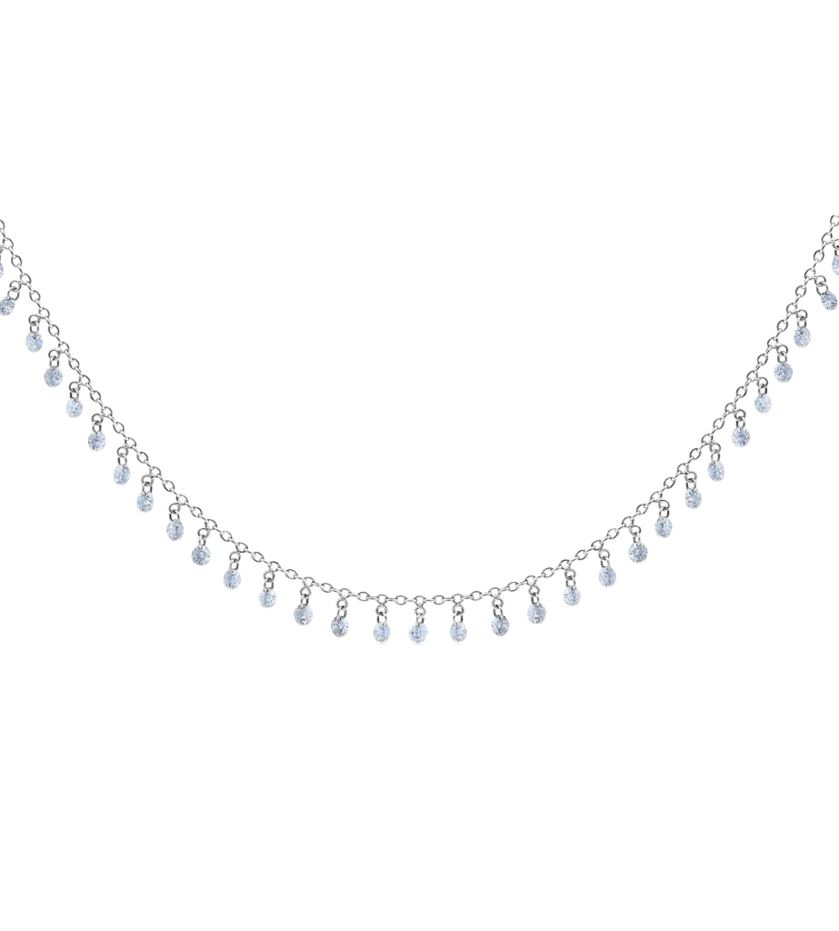 925 Sterling Silver Shine Like Diamond Necklace