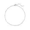 Simple dotted bracelet with fine chain and minimal detailing
