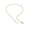 Gold-plated sterling silver bracelet with understated dotted design