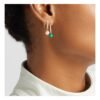 925 Sterling Silver drop earrings featuring vivid blue lapis and sparkling stones