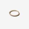925 Sterling Silver ring with single-row pavé CZ accents