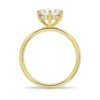 925 Sterling Silver Six Prong Solitaire Diamond Engagement Ring Hidden Halo - Image 9
