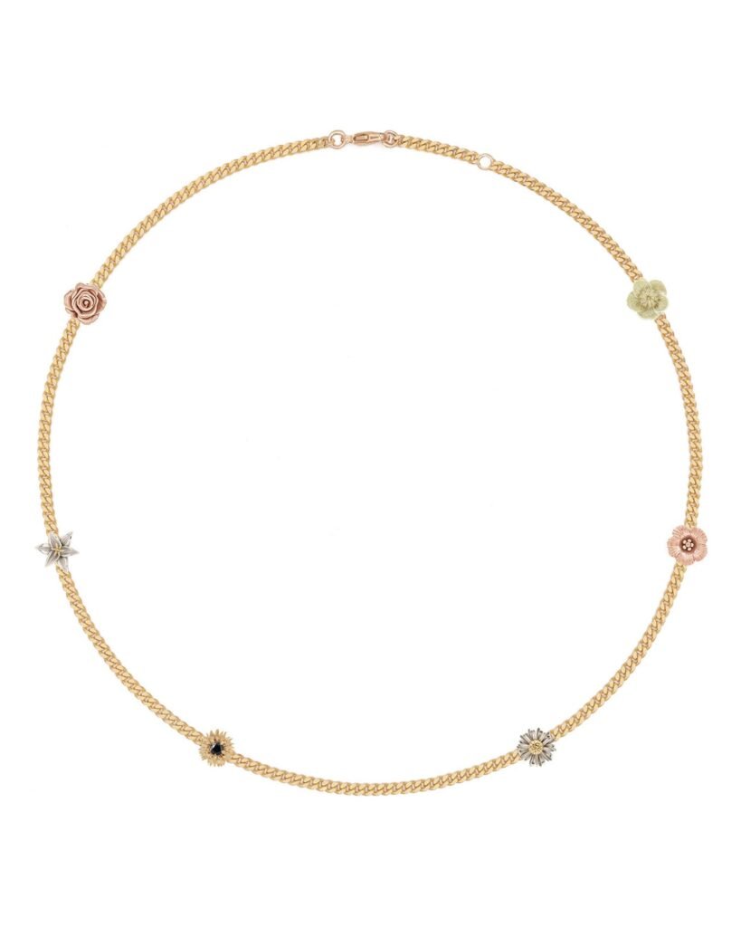 925 Sterling Silver Slim Diamond Necklace