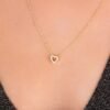 925 sterling silver necklace with thick gold plating