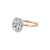 925 Sterling Silver Solitaire Aquamarine Ring - Image 5