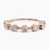 Elegant ring with a timeless shape for layering or solo wear