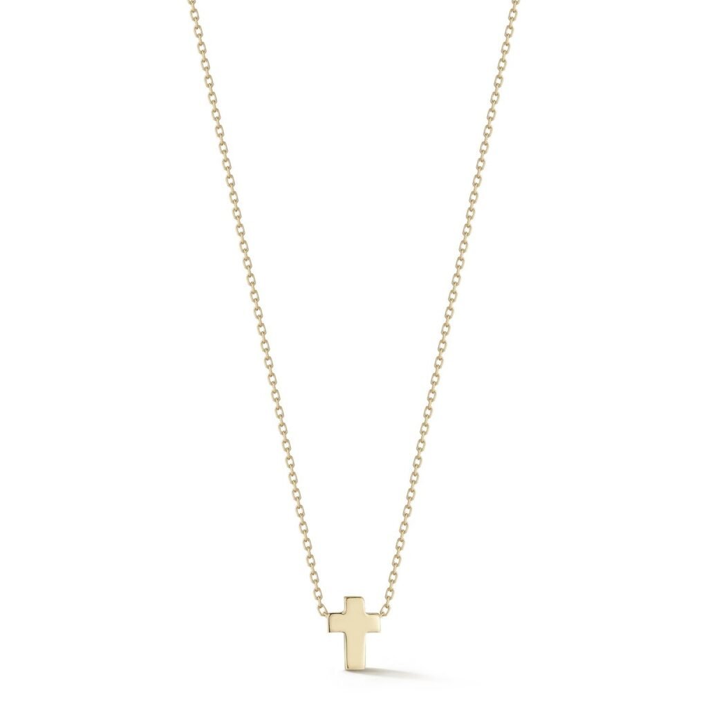 925 Sterling Silver Suspended Cross Necklace
