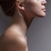 Cat claw hoop earrings with thick gold plating and a refined finish