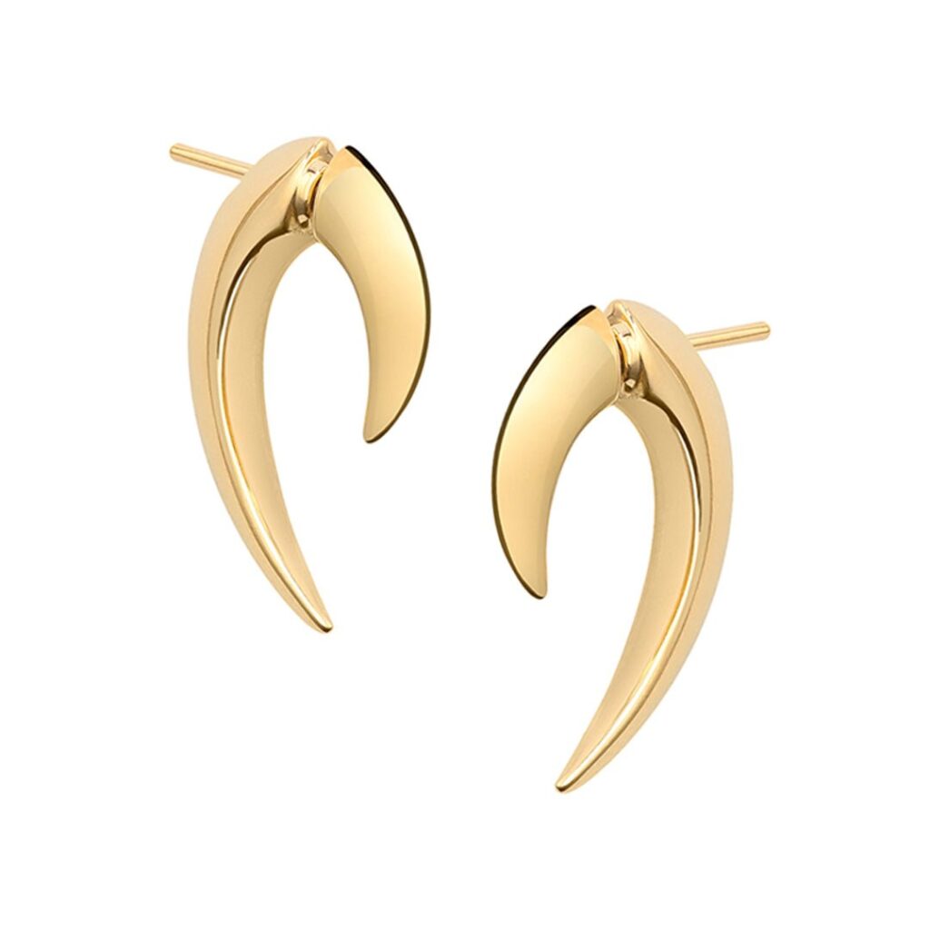 925 Sterling Silver Talon Large Earrings