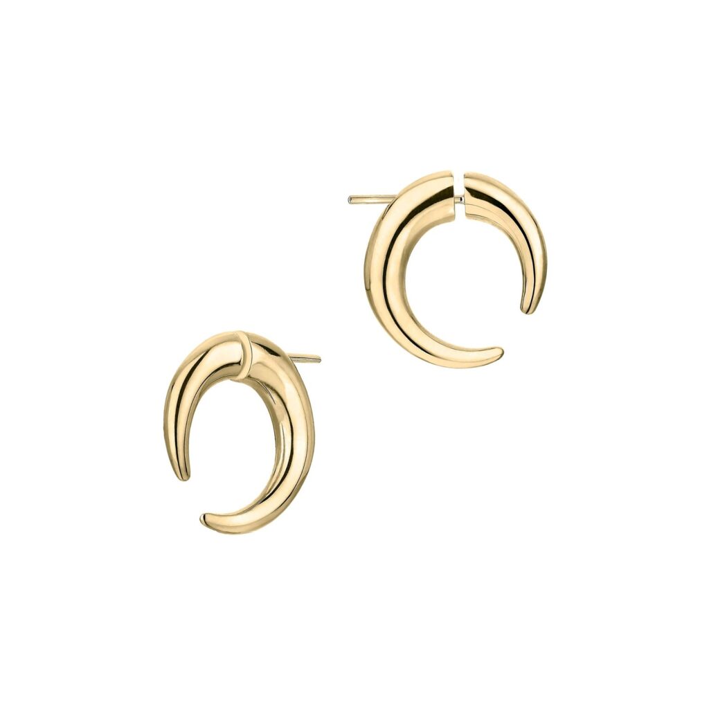 925 Sterling Silver Talon Small Hoop Earrings