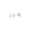 925 Sterling Silver stud earrings with pearl and CZ diamond accents