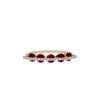 925 Sterling Silver the Rubies Bridge Diamond Ring - Image 3