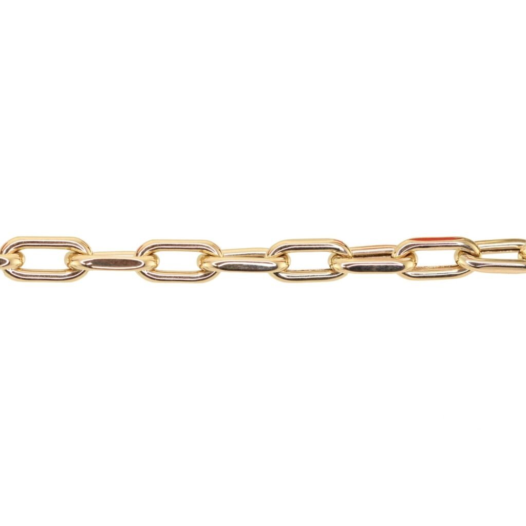 925 Sterling Silver Thick Paperclip Chain Bracelet