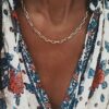 925 Sterling Silver Thick Paperclip Chain - Image 5